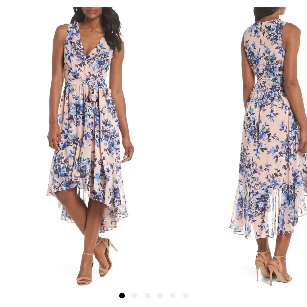 Eliza, size XL, high low wedding guest dress